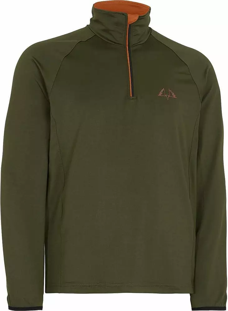 Swedteam Ridge Antibite Half-Zip M Green - Metsästäjän paidat - 7330144029036 - 1