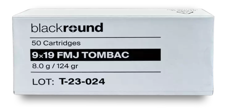 Swiss P Blackround FMJ Tombac 9mm Luger - Patruunat 9x19 - 7022456 - 1