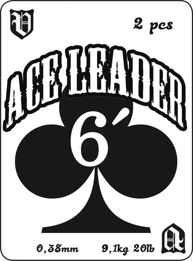 Vision Ace Leader 2-Pack 6' - Nylonkartioperukkeet - 6417512820486 - 2