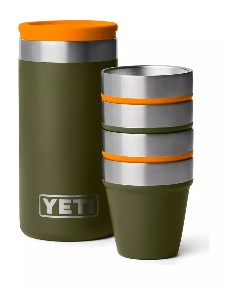 YETI SHOT GLASSES & CASE OLIVE/KCO - Termospullot ja -mukit - 888830628416 - 1