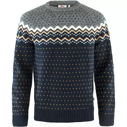 Fjällräven Övik Knit Sweater M Dark Navy - Paidat - 7323450649937 - 1