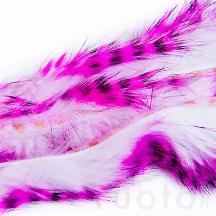 Hareline Tiger Barred Rabbit Strips Raidoitettu Kanizonker, perhonsidontaan - Vieheensidontamateriaali - 900453-52-40500300007 - 2