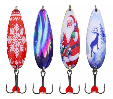 Santa Lures Spoon Assortment 4pcs - Viehelajitelmat - 6417512544627 - 1
