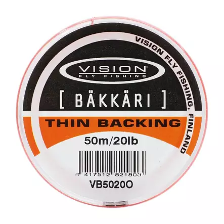 Vision Bäkkäri 1m Orange 20lb PUOLATTUNA Pohjasiima kelalle puolattuna - Kalastussiimat ja -perukkeet - 900453-52-6417512821827 - 2