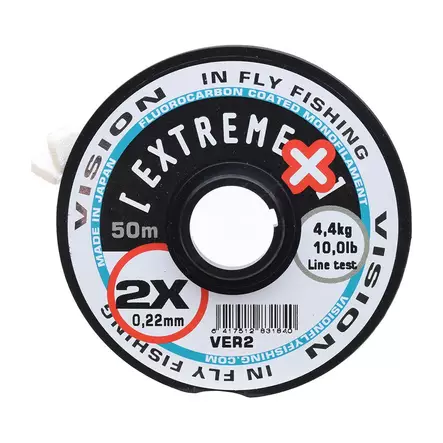 Vision Extreme X Perukesiima 0,20mm Fluorocarbon päällysteinen mono - Kalastussiimat ja -perukkeet - 900453-52-6417512831857 - 1