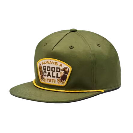 Yeti Good Call Flat Brim Rope Hat Dark Green - Muut päähineet - 888830627297 - 1