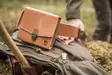 Fjällräven Singi Bino Bag Leather Cognac - Muut metsästystuotteet - 7323450151447 - 3
