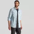 Craghoppers Ms NosiLife Adventure Long Sleeve Shirt III Niagara Blue - Paidat - 5063260001427 - 3