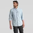 Craghoppers Ms NosiLife Adventure Long Sleeve Shirt III Niagara Blue - Paidat - 5063260001427 - 9