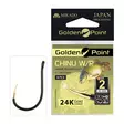 Mikado Golden Point Chinu with Ring 8 pcs - Silmälliset & lapiopäiset koukut - 5900637616337 - 1