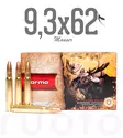 Norma Oryx 9,3x62 18,5g 20pcs - Patruunat 9,3 x 62 - 7393923193137 - 1