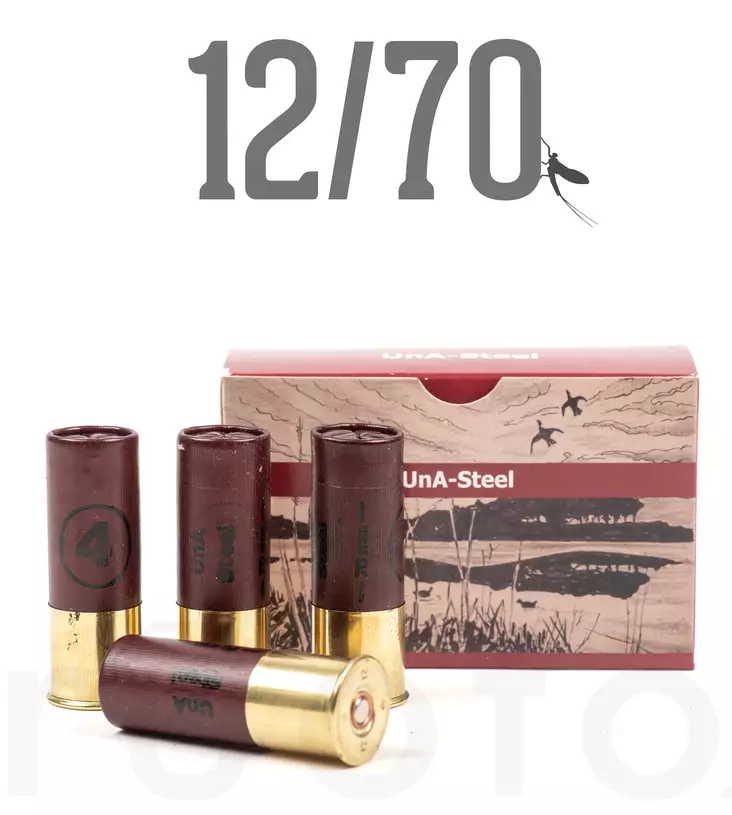 12/70 UnA Steel 32g 10pcs - Metsästyspatruunat, teräs - 6430068624117 - 3