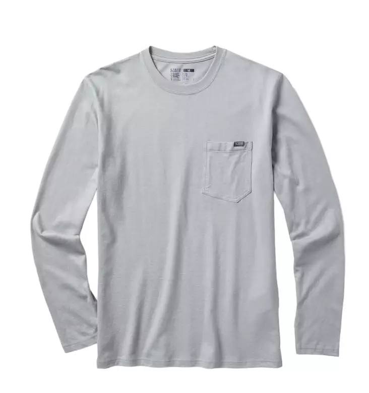 5.11 Elite L/S Tee Grey - Taktiset paidat - 198900091317 - 1
