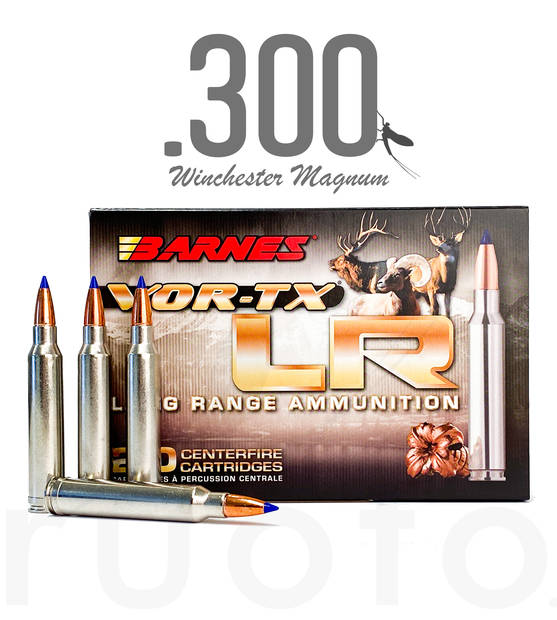 Barnes Vor-TX .300 Win Mag 12,3g 20pcs - Patruunat 300 Winchester Mag - 716876131907 - 1