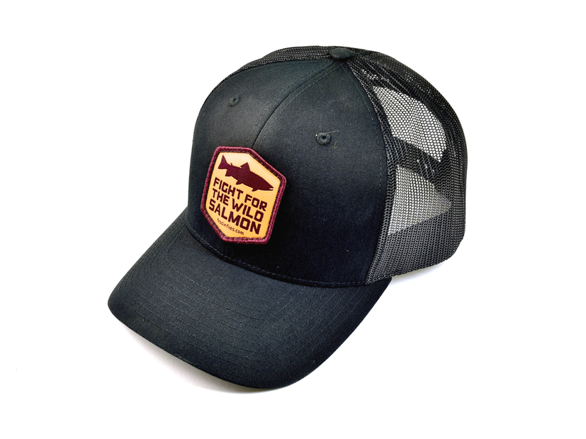 Frödin Wild Salmon Trucker Cap Black Trucker Cap Ruoto.fi webstore