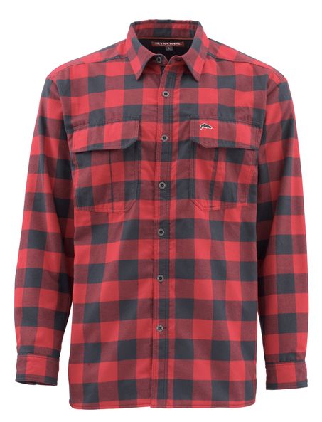 Simms Coldweather Shirt Red Buffalo Plaid - Paidat - 694264459027 - 1