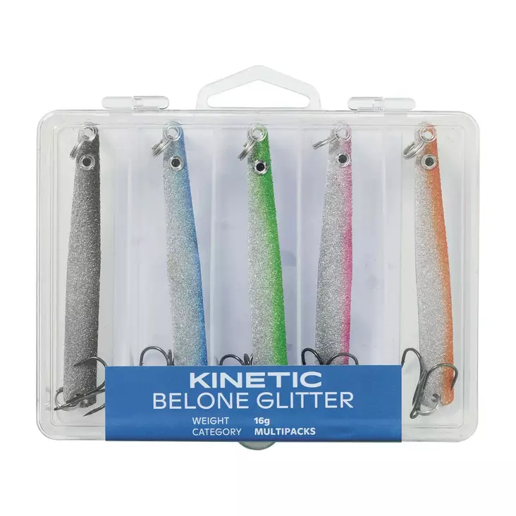 Kinetic Belone Glitter - Metallijigit & shore jigging -jigit - 5707461359597 - 1