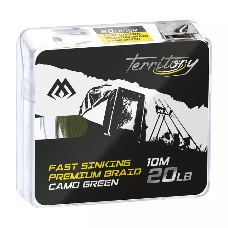 Mikado Fast Sinking Premium Braid 10m Camo Green - Pinnoittamattomat kuitumateriaalit - 5900637012337 - 1