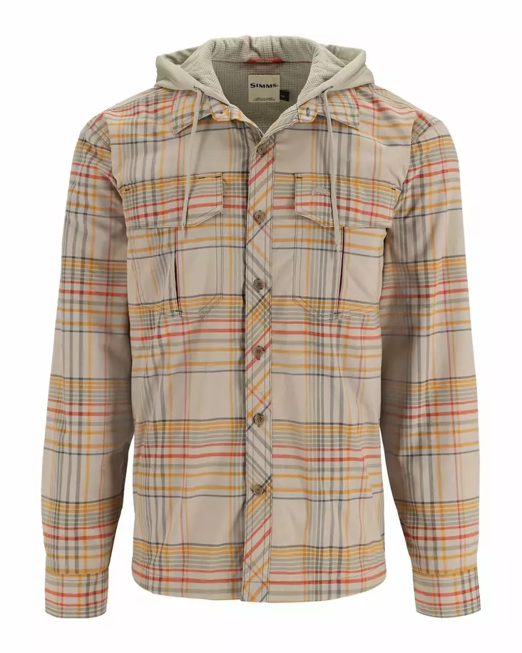 Simms Coldweather Hoody Stone Neo Plaid - Paidat - 694264655337 - 1