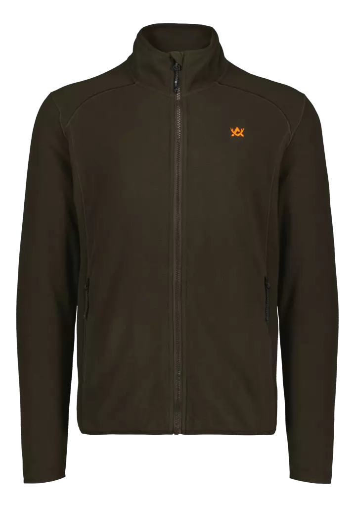Alaska Kodiak Mens Fleece Jacket Brown - Metsästäjän alus- ja väliasut - 6438347054297 - 1