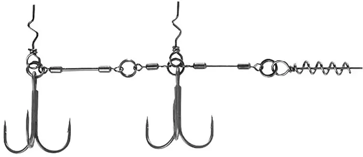 BKK Chain-21 Stinger Rig - Jigikoukut - 6941780952537 - 1