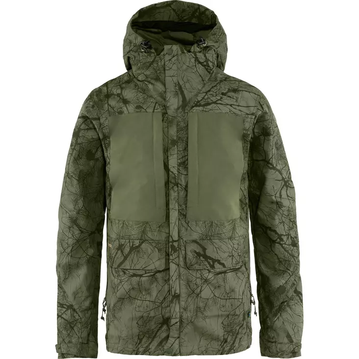 Fjällräven Lappland W Hybrid Camo Green - Naisten metsästystakit - 7323450543587 - 1