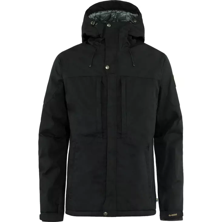 Fjällräven Skogsö Padded Jacket M Black - Miesten untuvatakit - 7323450260477 - 1