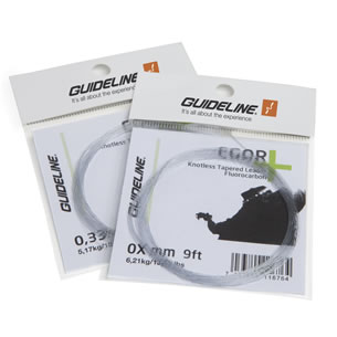 Guideline Egor+ Fluorocarbon Leader 9' - Fluorocarbon-kartioperukkeet - 7033840338227 - 1