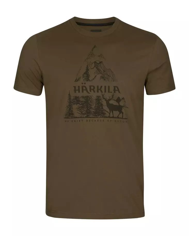 Härkila Nature SS T-Shirt M Willow Gre - Metsästäjän paidat - 5714733635617 - 1