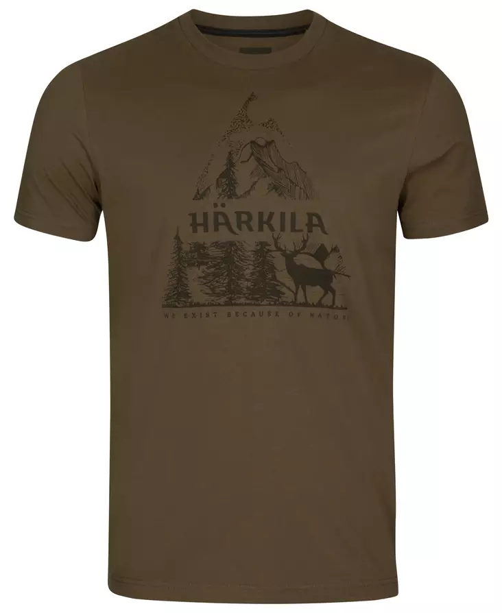Härkilä Nature S/S T-Shirt Willow Green - Metsästäjän paidat - 5714733635617 - 1
