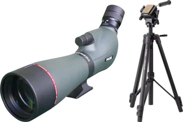 Kit Focus Viewmaster ED 20-60x80 with Velbon VM638 - Kaukoputket - 7391879050917 - 1