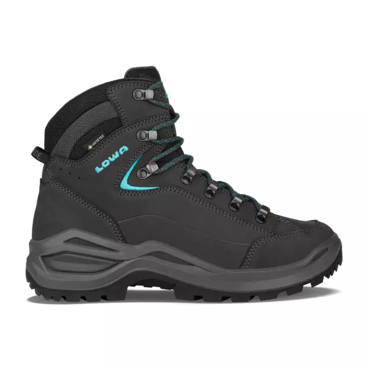 Lowa Renegade EVO GTX MID Ws Asphalt/Turquoise - Vaelluskengät - 4063606614077 - 1