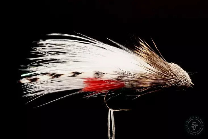 Marabou Muddler White -streameri - Streamerit ja liitsit - 8859202532817 - 1