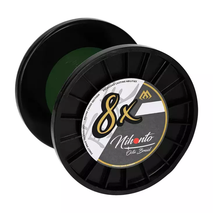 Mikado Nihonto Octa Braid 3000m Green - Kuitusiimat - 5900637800507 - 1