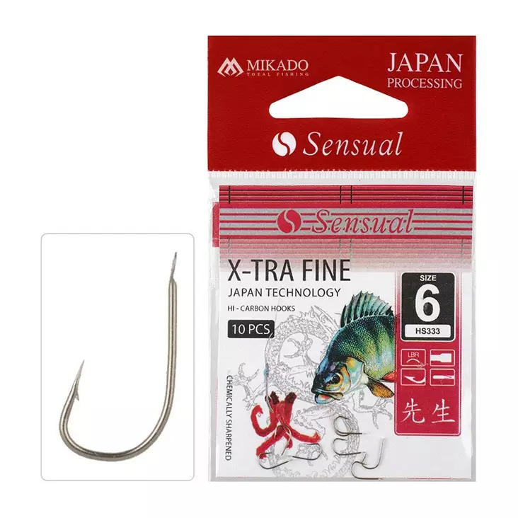 Mikado Sensual X-Tra Fine #12 - Silmälliset & lapiopäiset koukut - 5900637619697 - 1