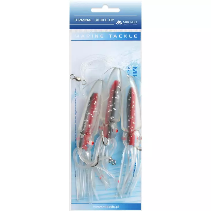 Mikado Squid Rig 12cm 3x6/0 - Pohjaonginta- & turskarigit - 5900637138747 - 1