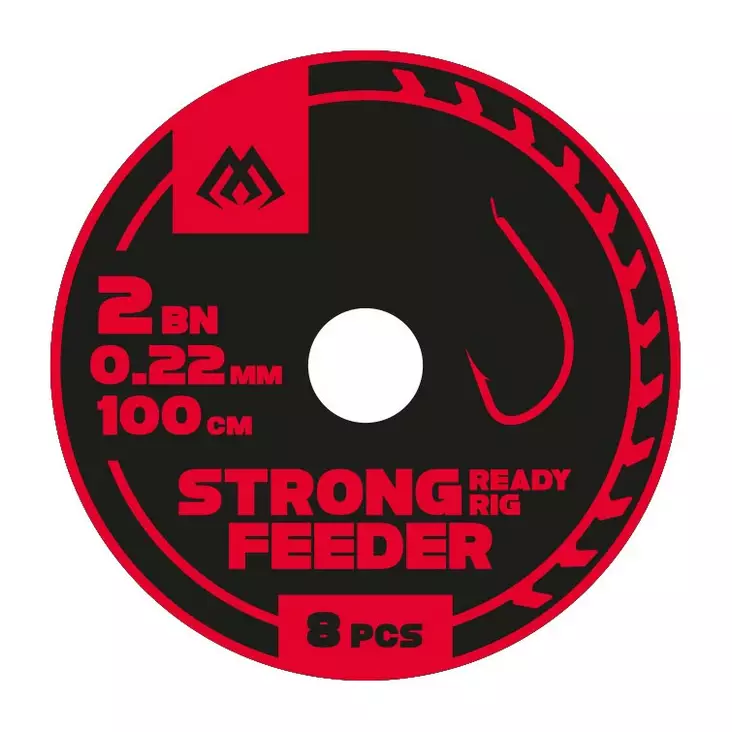 Mikado Strong Feeder Ready Rig 80cm - Valmiiksi sidotut koukut - 5900637110477 - 1