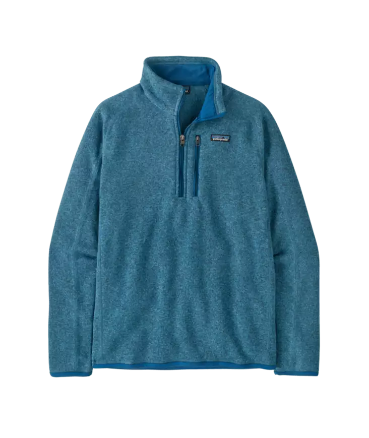 Patagonia M´s Quarter Zip Better Sweater Aquatic Blue - Fleecepaidat - 198077570127 - 1
