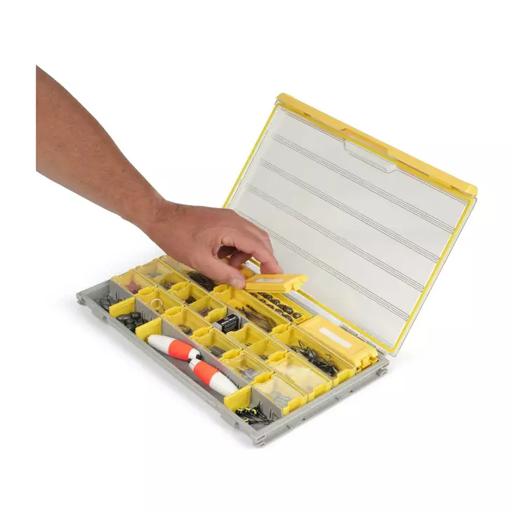 Plano Edge Terminal Box 3700 Grey/Yellow - Tarvikerasiat, rigiboksit & -pussit - 024099010467 - 1