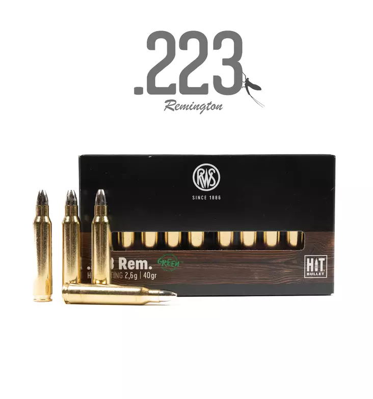 RWS Hit .223 Rem 2,6g 20pcs - Patruunat 223 Remington - 4000294198397 - 2