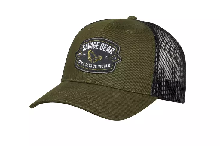 Savage Gear Badge Trucker Green - Truckerit - 5706301035257 - 1