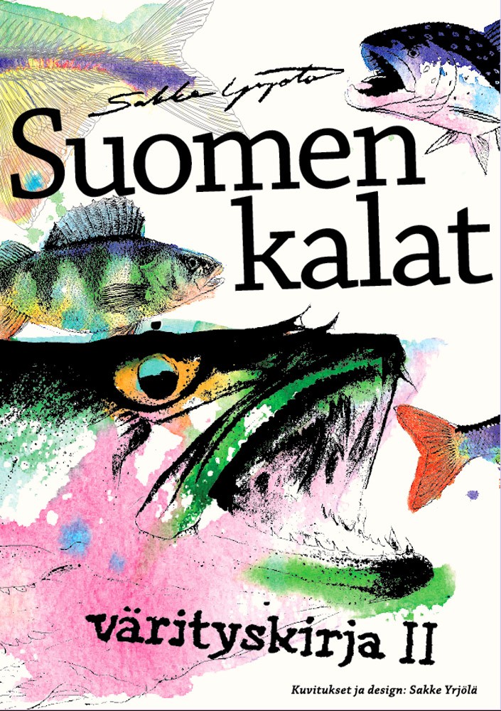 Suomen kalat - Värityskirja II - Painotuotteet - 6430048501537 - 1