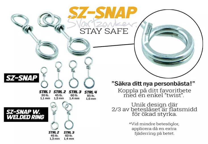 Svartzonker Snap 10kpl - Lukot ja leikarit - 7340031012577 - 1