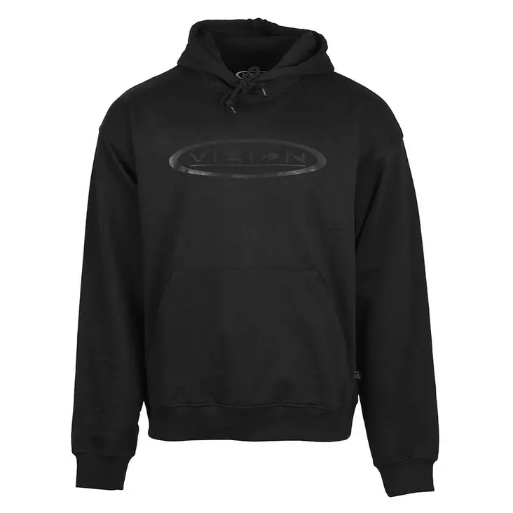 Vision Fish Oval Hoodie Black - Hupparit - 6417512845397 - 1