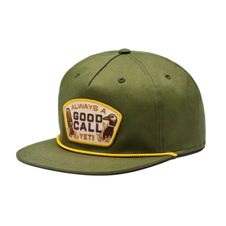 Yeti Good Call Flat Brim Rope Hat Dark Green - Muut päähineet - 888830627297 - 1