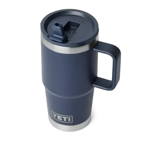Yeti Rambler 20 OZ Travel Straw Mug Navy - Termospullot ja -mukit - 888830503867 - 1