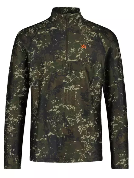 Alaska CoolDry Ms Half-Zip Top, BlindTech Invisible - Metsästäjän alus- ja väliasut - 6438347049798 - 1