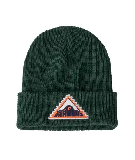 Patagonia Kids Logo Beanie Driftways Patch Cascade Green - Lippikset - 198077432838 - 1