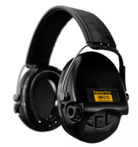 Sordin Supreme Pro-X Hear2 Black - Kuulosuojaimet - 7392749009158 - 1