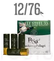 12/76 B&P Valle Steel 33 Magnum 33g 25pcs - Metsästyspatruunat, teräs - 8034134046148 - 1